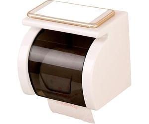 STARTELECTRIC - Soporte Papel Inodoro, Sin Perforación, Adhesivo Fuerte, Instalaciones de Baño, con Resistente al Agua y Resistente al Polvo, Tamaño: 17.5x13.5x15.5cm, Blanco - MARCA ALLPERCOM