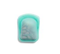 Stasher Bolsa de almacenamiento de silicona reutilizable, recipiente de almacenamiento de alimentos, apto para microondas y lavavajillas, sin fugas, bolsillo, aguamarina