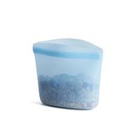 Stasher Bolsa de almacenamiento de silicone reutilizable, recipiente apto para microondas y lavavajillas, sin fugas, 1 tazón, azul
