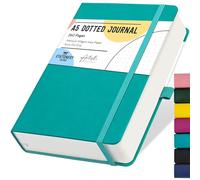 Stationery Island Cuaderno Punteado A5, Bullet Dotted Journal de Papel con Puntos de 100 g/m², 360 Páginas, Libreta A5 de Tapa Dura con Portalápices, Bolsillo Interior y 2 Marcapáginas
