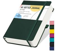 Stationery Island Cuaderno Punteado A5, Bullet Dotted Journal de Papel con Puntos de 100 g/m², 360 Páginas, Libreta A5 de Tapa Dura con Portalápices, Bolsillo Interior y 2 Marcapáginas