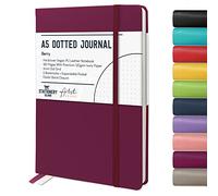 Stationery Island Cuaderno Punteado A5 Notebook Baya - Libreta A5 Bullet Dotted Journal Puntos de Tapa Dura Con 180 Páginas 120gsm Papel para Notas, Planificación, Estudio, Viajes, Diario
