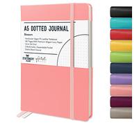 Stationery Island Cuaderno Punteado A5 Notebook Rosado Florecer - Libreta A5 Bullet Dotted Journal Puntos de Tapa Dura Con 180 Páginas 120gsm Papel para Notas, Planificación, Estudio, Viajes, Diario