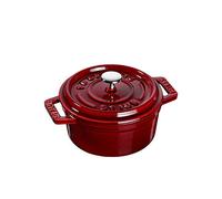 STAUB 1101087 - Olla Redonda (10 cm), Color Granate