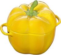 staub 40500-324 Genuino NUEVO de Japón Pimentón Cocotte 12Cm Amarillo Cerámic...
