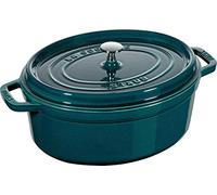Staub Cacerola de hierro fundido La Cocotte oval – 8 L – La Mer