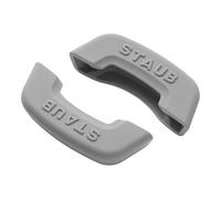 STAUB 2 Asas de silicona para olla Staub gris
