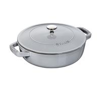 Staub Sartén para saltear Chistera hierro fundido Ø24 cm Gris grafito