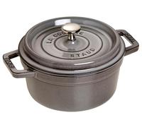 STAUB Cacerola de hierro fundido Staub La Cocotte redonda 2.6 L Gris grafito