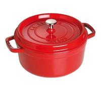 Staub Olla de hierro fundido La Cocotte redonda 26 cm 5.2 L Rojo Cereza
