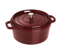 Staub Cacerola de hierro fundido La Cocotte redonda 28 cm 6,7 L Rojo Granadina