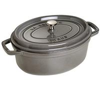 Staub Olla de hierro fundido ovalada 29 cm 4,25 L Gris grafito