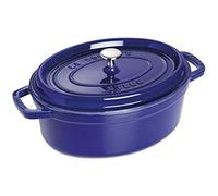 Staub Cacerola de hierro fundido La Cocotte ovalada 31 cm 5,5 L Azul oscuro