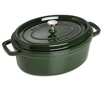 STAUB Cacerola/Cocotte de Hierro Fundido Ovalada, Diámetro de 31 cm, 5,5 L, Basílico/Verde
