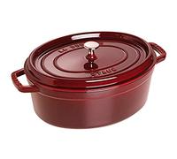 Staub Cacerola de hierro fundido La Cocotte oval 5.5 L Rojo granadina