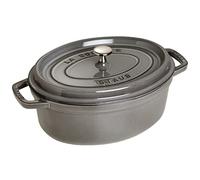 Staub Cacerola de hierro fundido ovalada 31 cm 5,5 L Gris Grafito