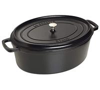 Staub Cacerola La Cocotte ovalada – Hierro fundido 5,5 L (31 cm) Negro