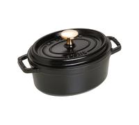 STAUB Cacerola de hierro fundido Staub La Cocotte oval 1 L Negro