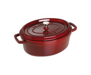 STAUB Cacerola de hierro fundido Staub La Cocotte oval 4.2 L Rojo granadina