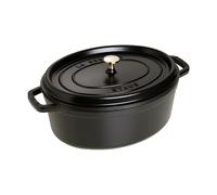 STAUB Cacerola de hierro fundido Staub La Cocotte oval 6.7 L Negro
