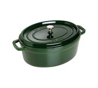 STAUB Cacerola de hierro fundido Staub La Cocotte oval 6.7 L Verde albahaca