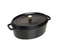 STAUB Cacerola de hierro fundido Staub La Cocotte oval 8 L Negro