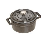 STAUB Cacerola de hierro fundido Staub La Cocotte redonda 0.25 L Gris grafito