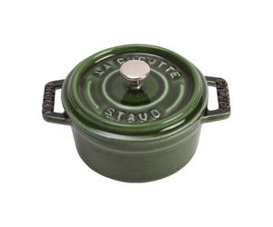 STAUB Cacerola de hierro fundido Staub La Cocotte redonda 0.25 L Verde albahaca