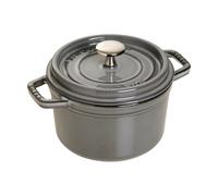 STAUB Cacerola de hierro fundido Staub La Cocotte redonda 0.8 L Gris grafito