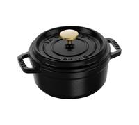 STAUB Cacerola de hierro fundido Staub La Cocotte redonda 0.8 L Negro