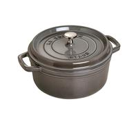 STAUB Cacerola de hierro fundido Staub La Cocotte redonda 1.7 L Gris grafito