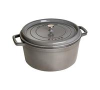 STAUB Cacerola de hierro fundido Staub La Cocotte redonda 12.6 L Gris grafito