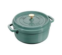 STAUB Cacerola de hierro fundido Staub La Cocotte redonda 3.8 L Madera de eucalipto