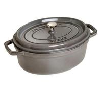 STAUB Cacerola de hierro fundido Staub La Cocotte oval 3.2 L Gris grafito