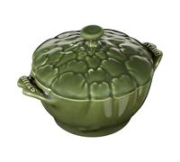 Staub Ceramique Cocotte 13 cm, alcachofa, Albahaca, Cerámica