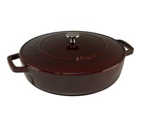 Staub Sartén para saltear Chistera de hierro fundido Ø28 cm apta para inducción Rojo granadina