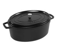 Staub Cocotte ovalada de 41 cm, 12L, Negro