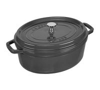 Staub Cocotte Ovalada de Hierro Fundido 31 cm Gris Grafito