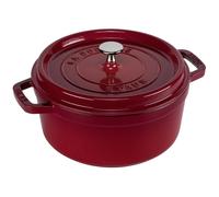 Staub Cocotte Redonda 24cm Rojo Cereza en Hierro Fundido