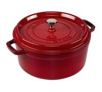 Staub Olla de hierro fundido La Cocotte redonda 26 cm 5.2 L Rojo Cereza