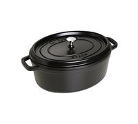 Staub Cocotte Single pan - Cacerola (Single pan, Negro, hierro fundido, 6,7 L, 33 cm, 7,2 kg)