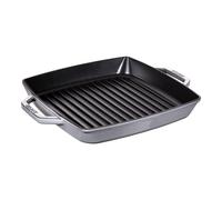 Staub Grill Pans Grill 28 cm, Hierro fundido, Gris grafito