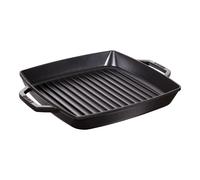 Staub Parrilla Pure 40511-683-0 de hierro fundido cuadrada negra 28 cm