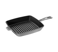 Staub Grill Pans Plancha americana 26 cm, Hierro fundido, Gris grafito