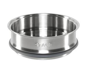 Staub Inserto para vapor redondo 24 cm de acero inoxidable