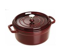 Staub La Cocotte 24cm redonda, Grenadine, Hierro fundido