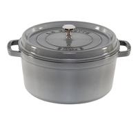 Staub La Cocotte 28cm Round Cast Iron, Graphite Grey