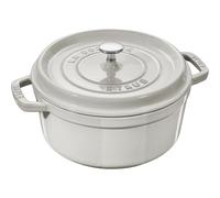 Staub la cocotte cast iron pot round 3.8 ltr, truffle