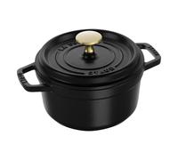 Staub La Cocotte Cocotte 16 cm, redondo, Negro, Hierro fundido