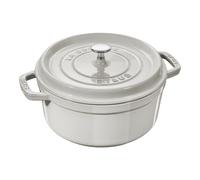 Staub La Cocotte Cocotte 20 cm, redondo, Blanco trufa, Hierro fundido